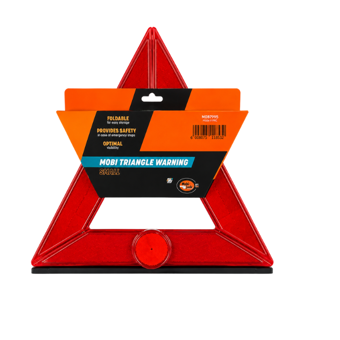 Mobi Small Foldable Warning Triangle 1 Pair
