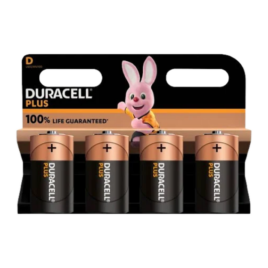 Duracell Batteries Mainline D 4Pack