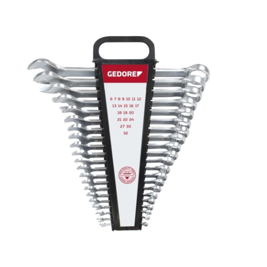 Gedore Red Combination Spanner Set 21 Pieces 6-32mm R0910