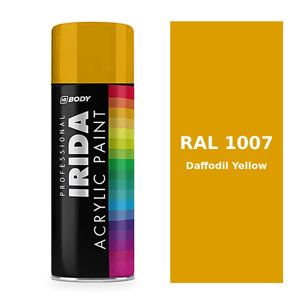 Daffodil Yellow RAL 1007 colour swatch - HB Body Irida