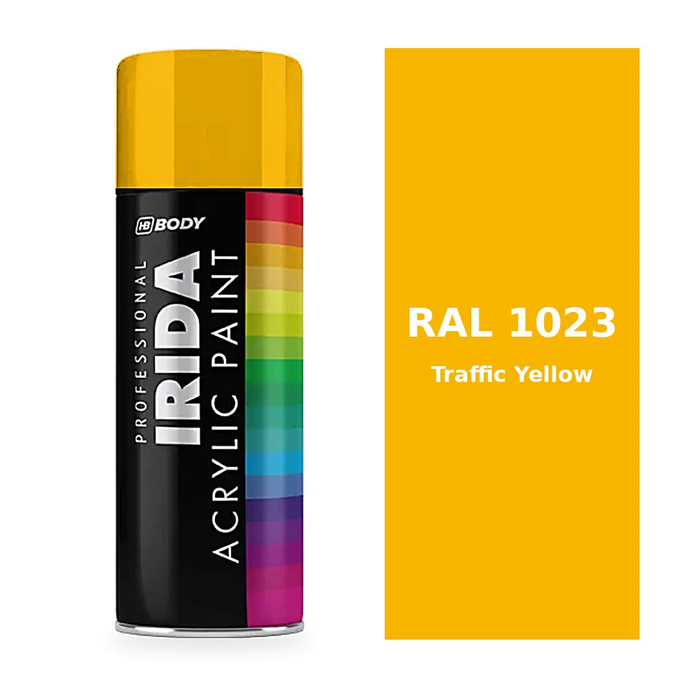 Traffic Yellow RAL 1023 colour swatch - HB Body Irida