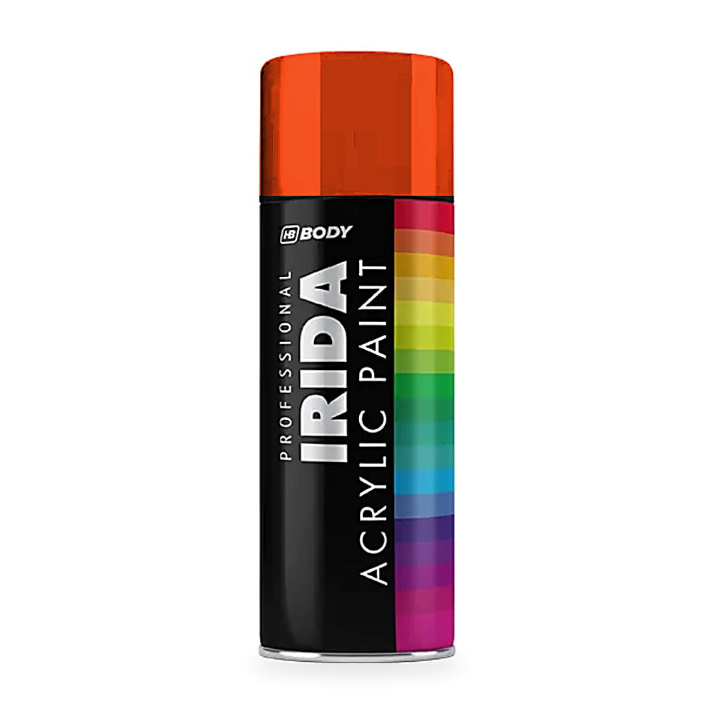 HB Body Professional Irida Acrylic Spray Paint 400ml - Pure Orange RAL 2004