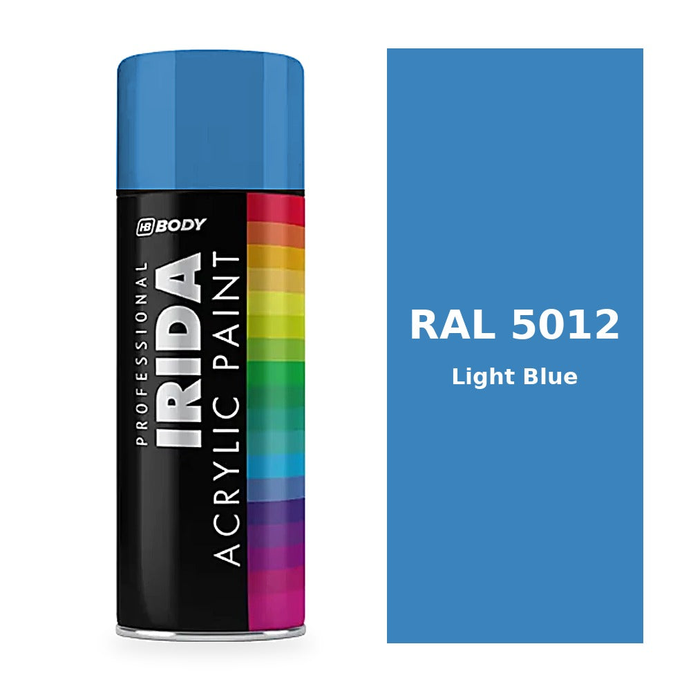 Light Blue RAL 5012 colour swatch - HB Body Irida