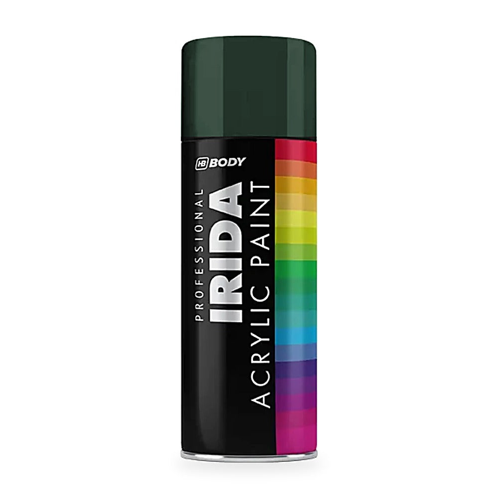 HB Body Professional Irida Acrylic Spray Paint 400ml - Moss Green RAL 6005