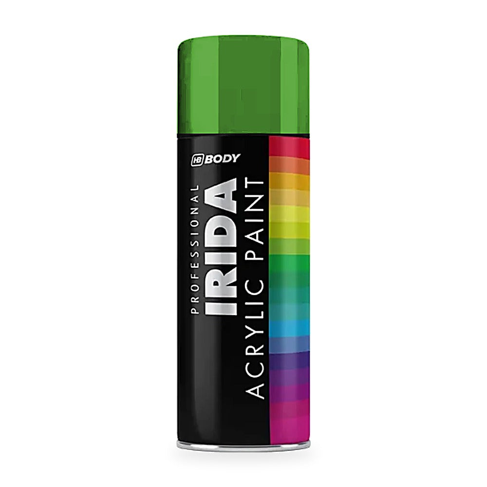 HB Body Professional Irida Acrylic Spray Paint 400ml - Yellow Green RAL 6018