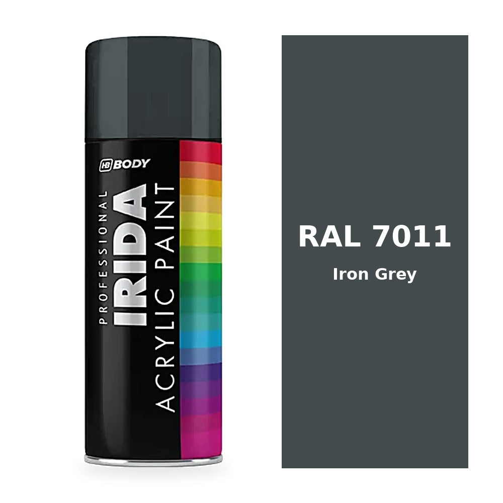 Iron Grey RAL 7011 colour swatch - HB Body Irida