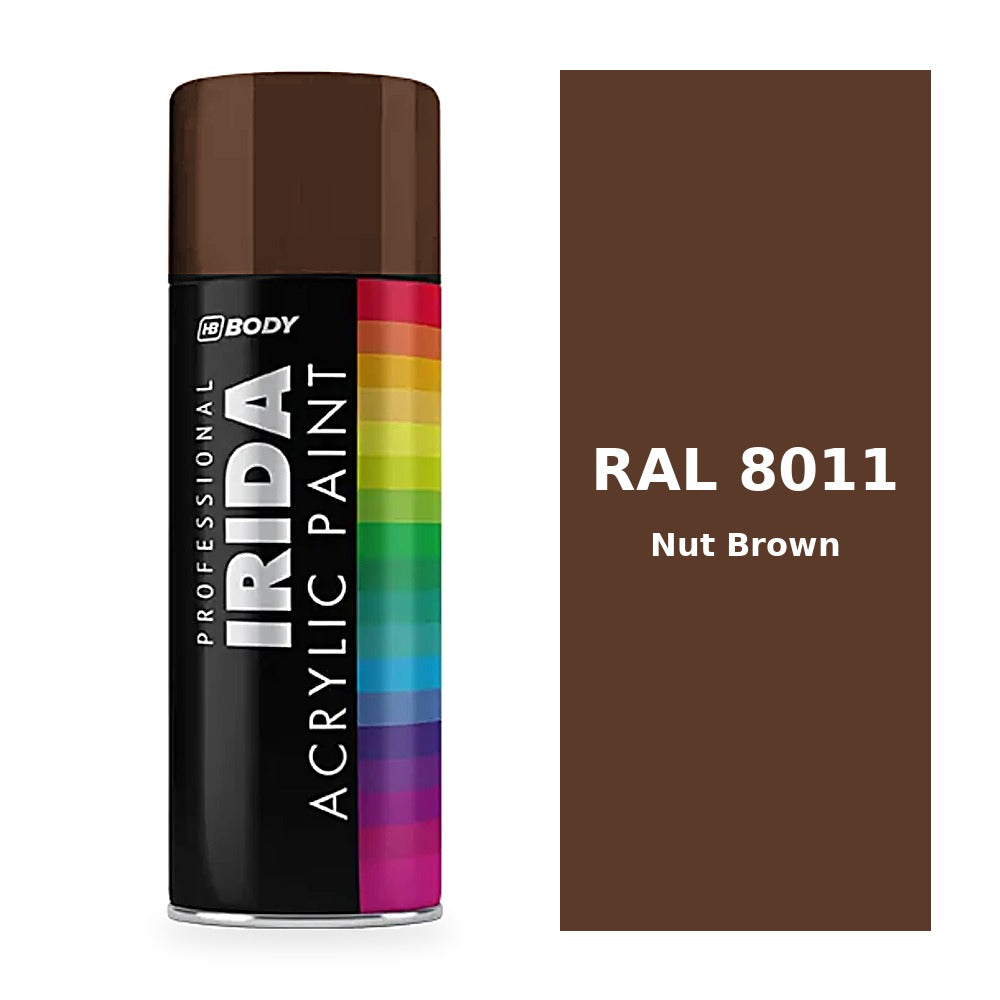 Nut Brown RAL 8011 colour swatch - HB Body Irida