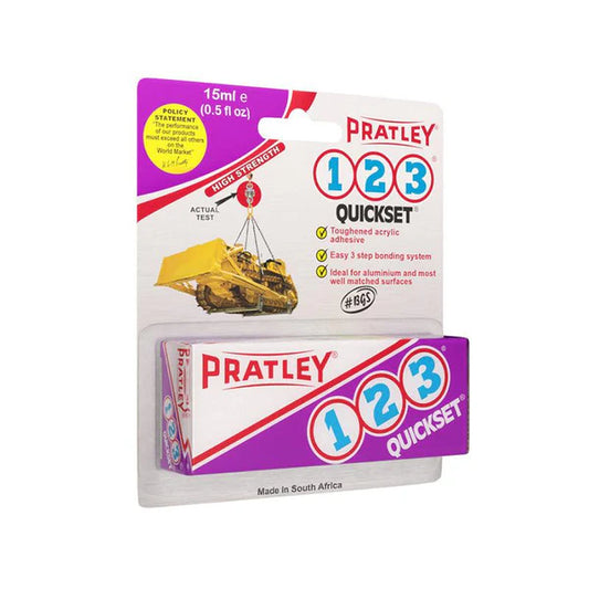 Pratley 123 Quickset Adhesive 15ml